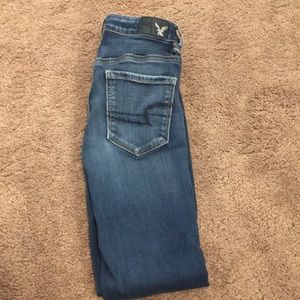 american eagle high rise jegging size 00 regular